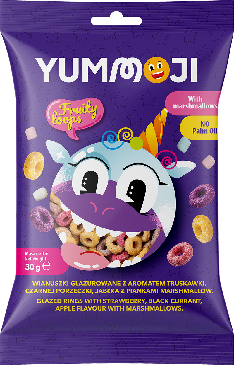 YUMMOJI Fruity loops with marshmallow Peliculă 30 г